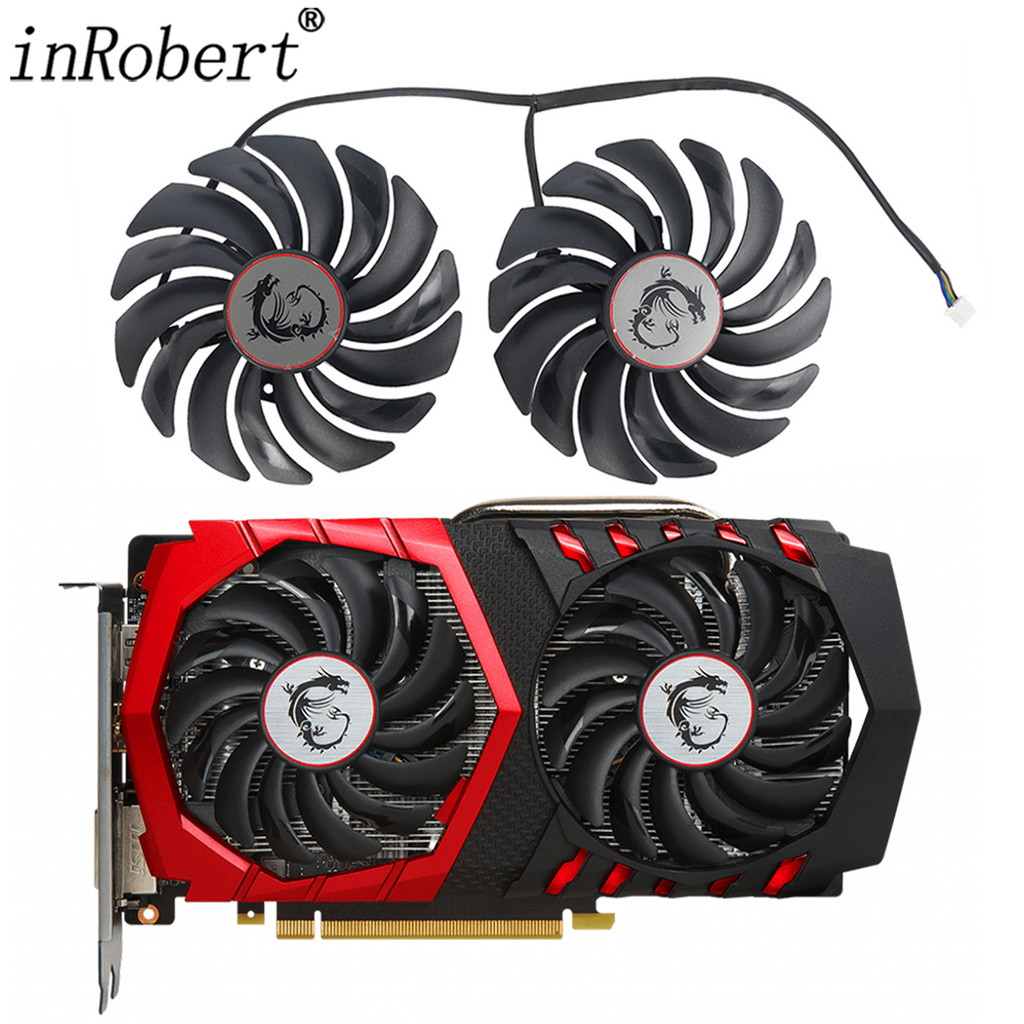 85MM 4Pin D09210S12HH GTX1050Ti GTX1050 Video Card Fan For MSI GeForce GTX 1050 Ti 1050 Graphics Car