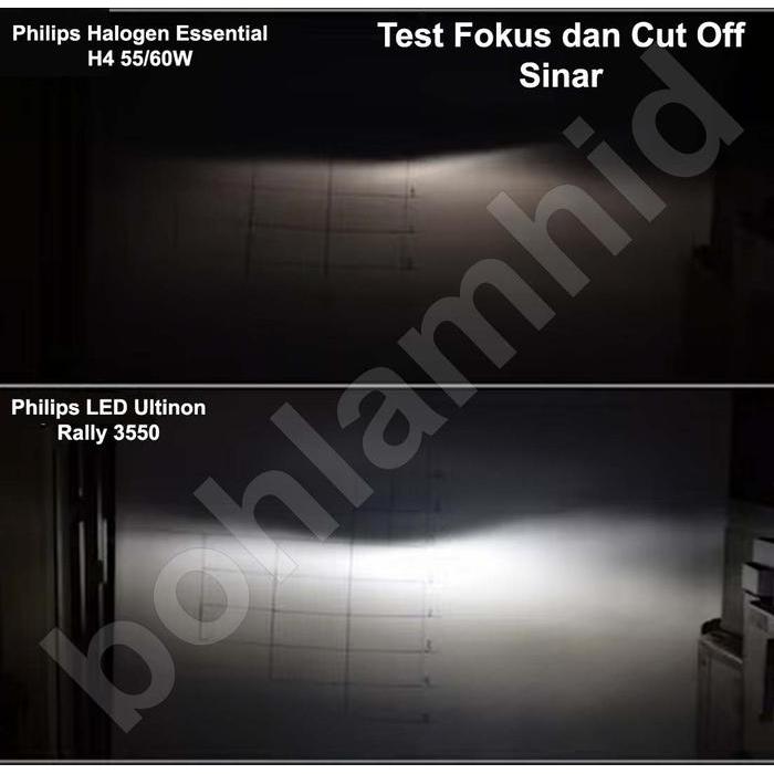 Paket LED Mobilio, New Mobilio 2Set Philips Ultinon Rally 50W Lampu Utama + Lampu Kabut - H4+H11 Ral
