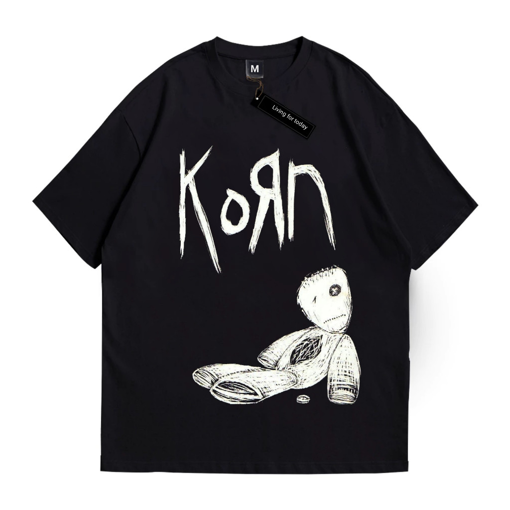 Twins T-shirt KORN Vintage | Kaos Band Musik Korn Unisex