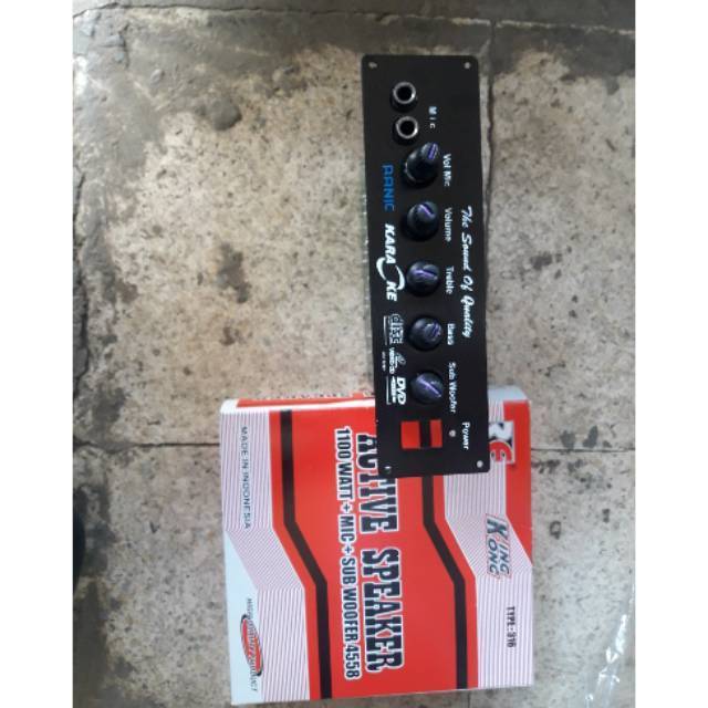 kit audio speaker aktif subwoofer mic 316
