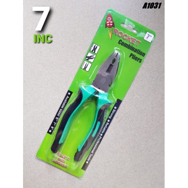 tang kombinasi 7 inchi rocket tang lancip tang potong gegep