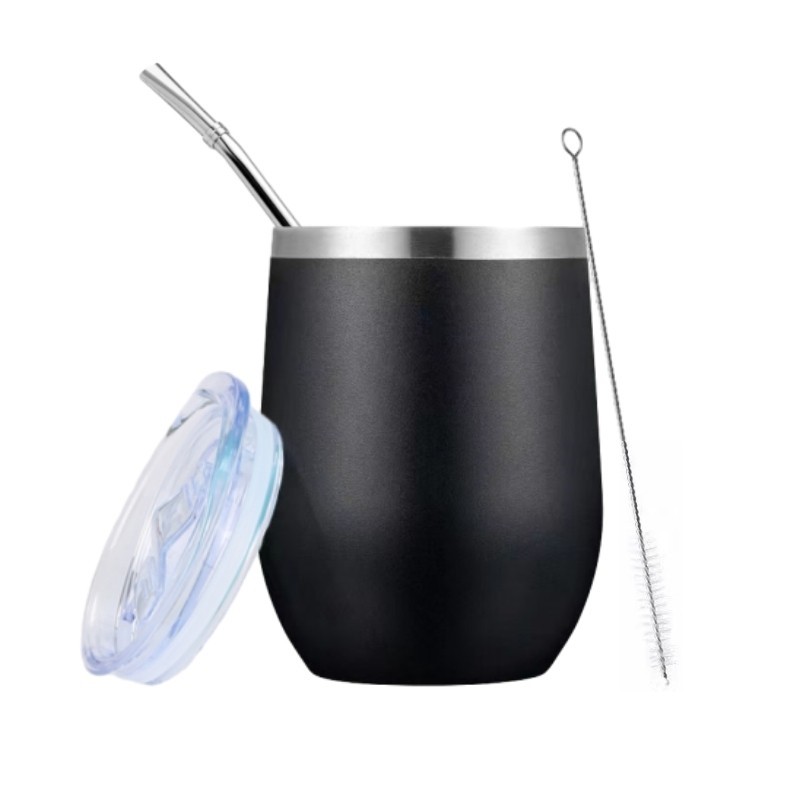 Yerba Mate Gourd Set Double-Wall Stainless Steel Mate Tea Cup and Bombilla Set Includes Yerba Mate G