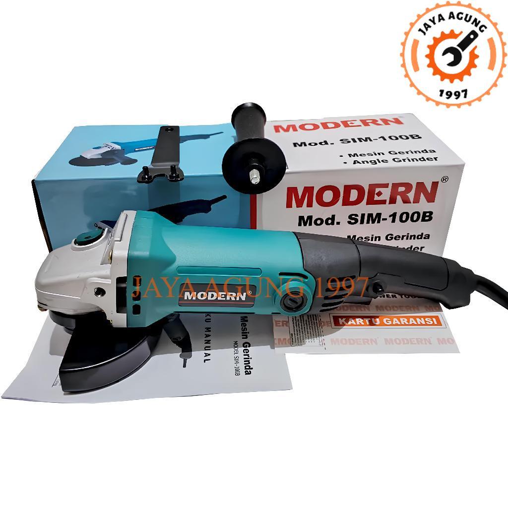 MODERN SIM100B Mesin Gerinda 4 /SIM 100 B SIM 100B / Gerinda Tangan MODERN SIM 100 B