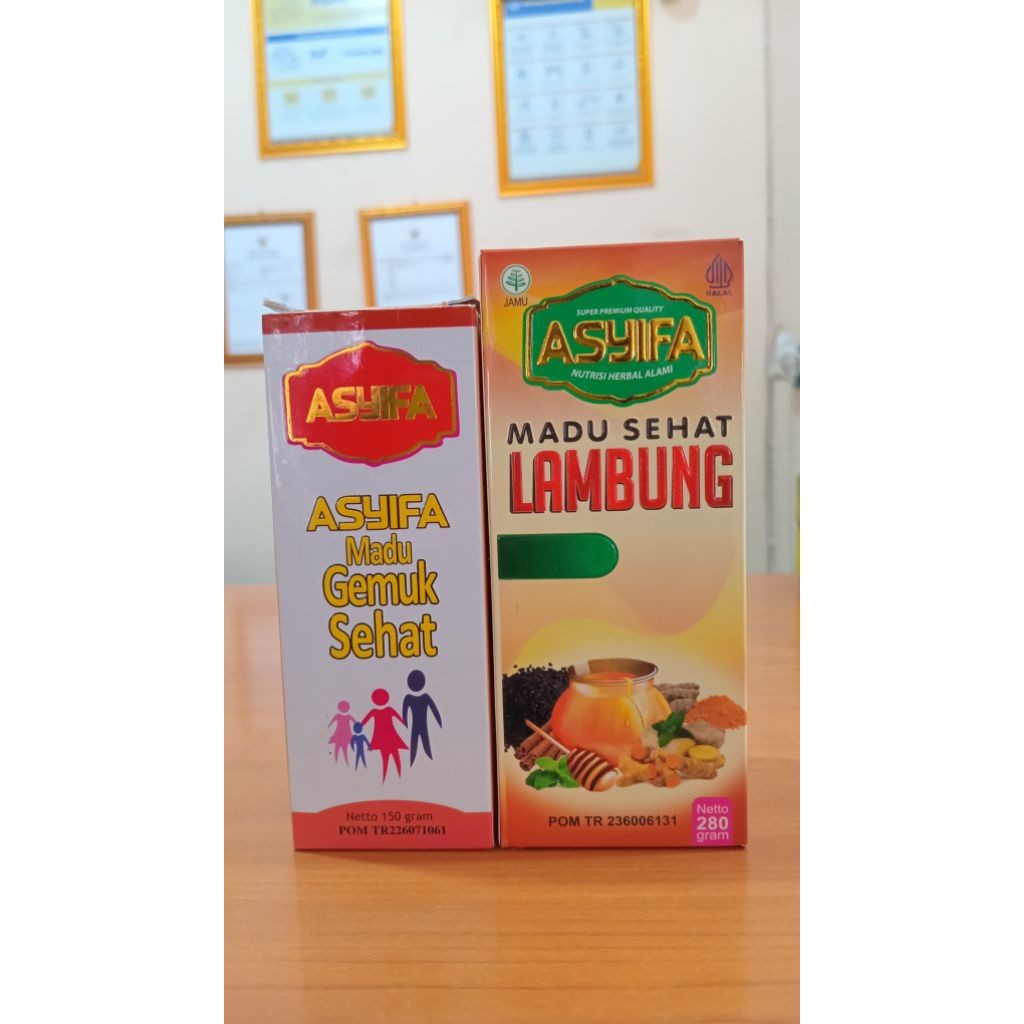 Bundling Hemat asyifa Madu sehat lambung Asyifa + madu gemuk asyifa