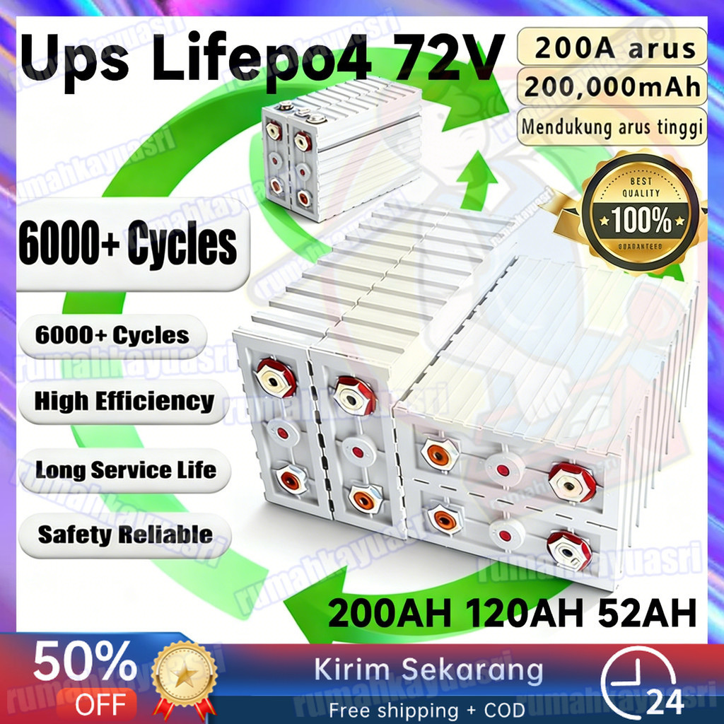 Lifepo4 CATL/BYD Baterai Lifepo4 72V 120ah 200AH 48v 52ah BMS Battery Lifepo4 12v 120ah  200AH plus 