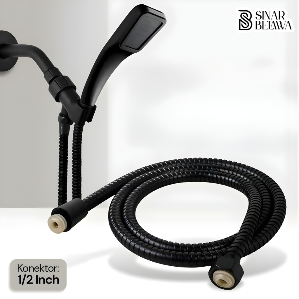 Selang Shower Flexible Hose Universal Stainless Steel 1.5M