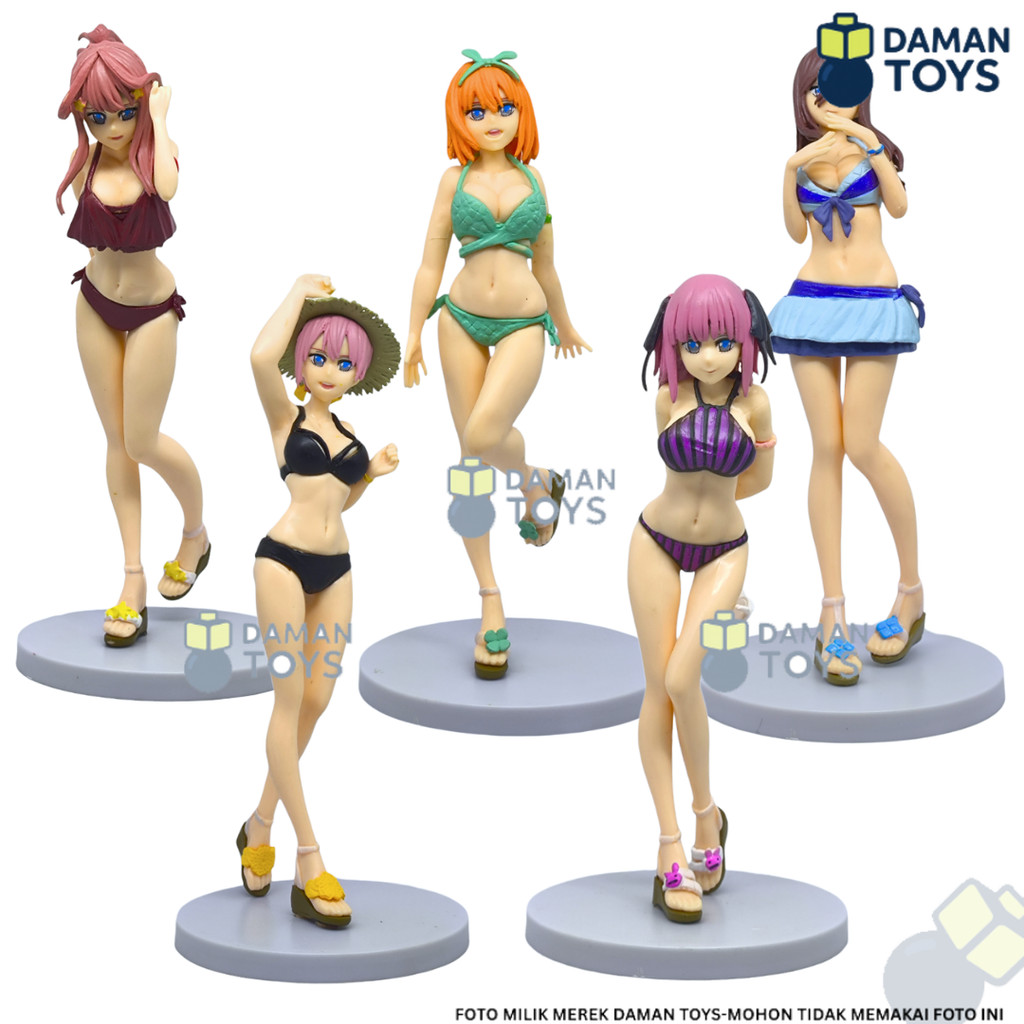 Anime Figure The Quintessential Quintuplets Gotoubun no Hanayome Beach Bikini Version