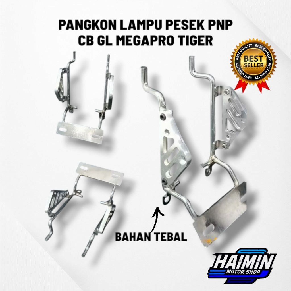 Pangkon lampu pesek tralis  CNC PNP CB GL MAX GL PRO MEGAPRO TIGER