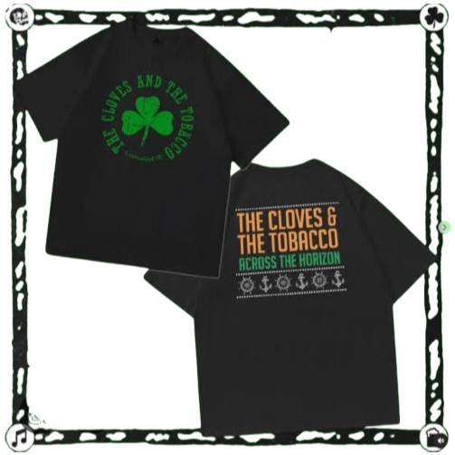 Kaos Baju Distro THE CLOVE & THE TOBACCO ACROSS THE HORIZON, Pria & Wanita Bahan Cotton Combed 24'S 