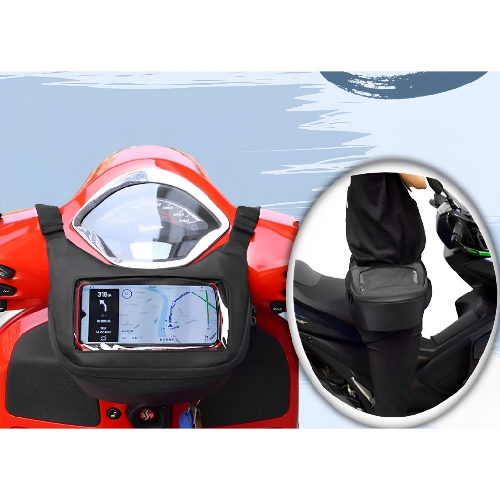 Tas Motor Stand phone Holder HP Dashbag Tankbag Kapasitas besar Selempang Waterproof Nmax