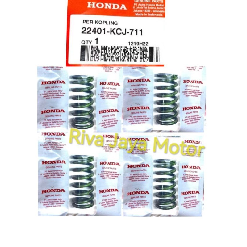 1 Set 4 Pcs Per Kopling Tiger GL 100 Mega Pro Original Ahm Astra Honda Motor 22401-KCJ-711 Spring Cl