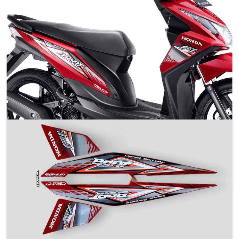 striping original Honda beat FI tahun 2014 2015