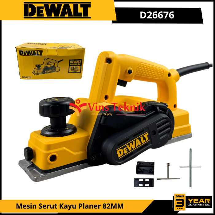 DEWALT D26676 Mesin Serut Kayu Planer Ketam Planner 82MM D 26676