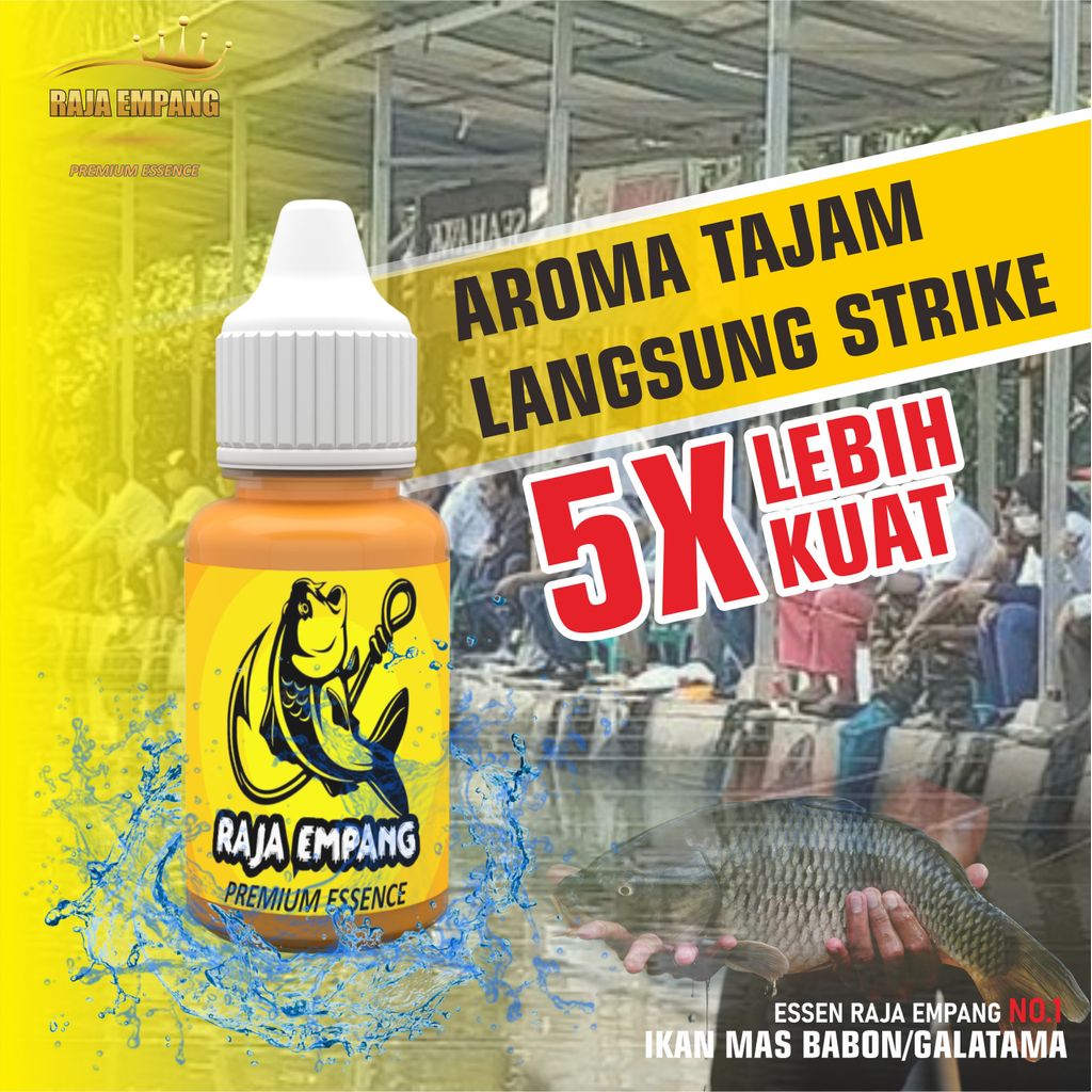 Esen ikan mas raja empang paling bagus segala umpan,essen ikan mas, essen ikan mas khusus babon,  es