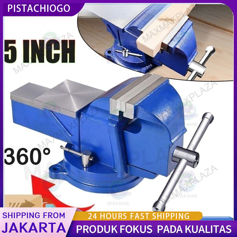 Catok Clamp 5'' / catok paron / Ragum Klem / Catok Meja / Bench Vise / Ragum Tanggem  Alat Jepit Ser
