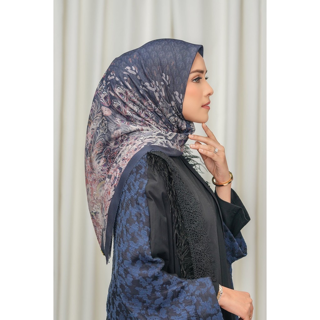 Buttonscarves The Ederra 2.0 Satin Square - Galaxy