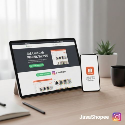 Jasa Upload Produk Marketplace Shopee dan Website
