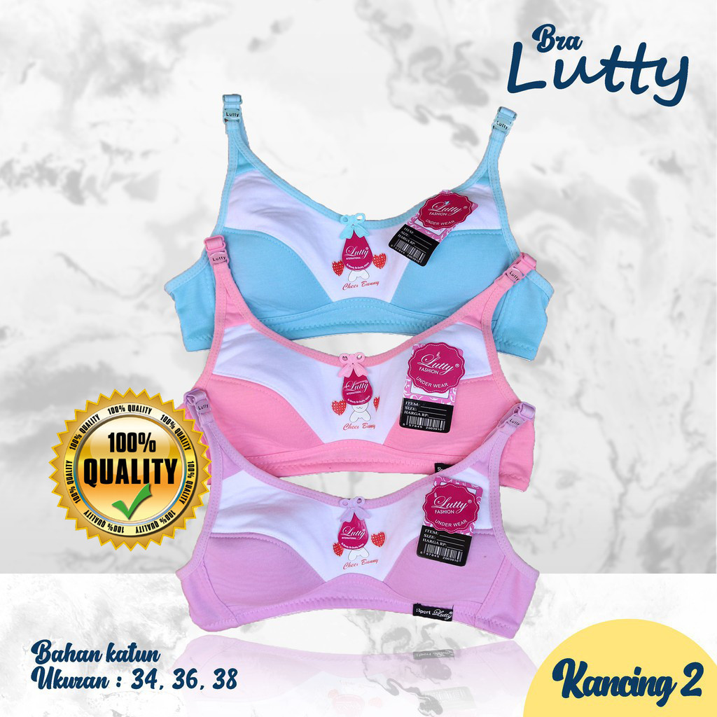 3 Pcs BH Anak Lutyy Kait 2 Cup Kecil BRA Anak BH Bowen BH Lutty BRA ABG BH ABG BRA Lutty BRA