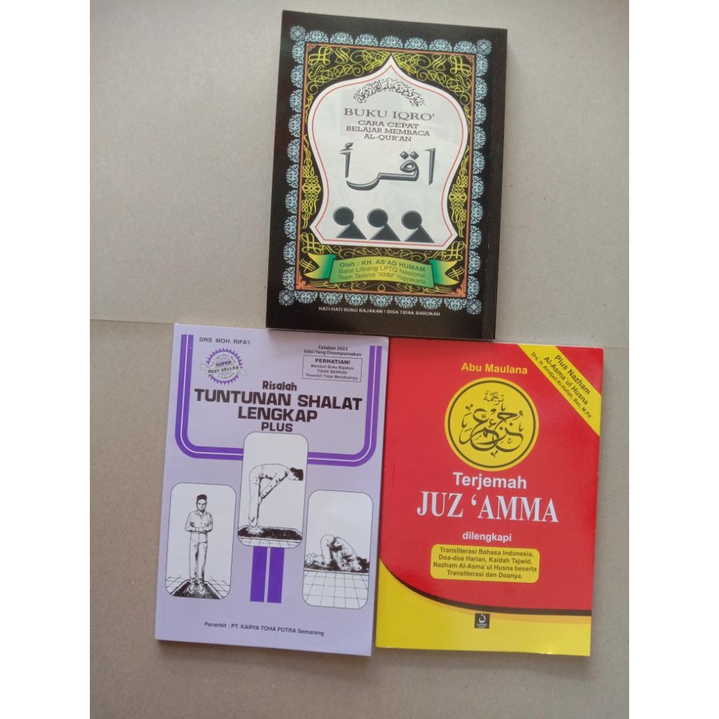 Buku IQRA / JUZ'AMMA / TUNTUNAN SHALAT - ABH