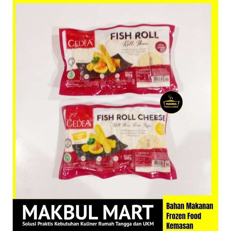 Cedea Fish Roll 500gr Ori, Cheese