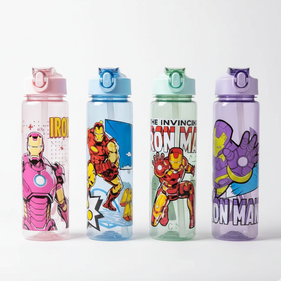 AJ Botol Ironman - 900ml | Water Bottle Kids Avengers Marvel Edition / Tumbler
