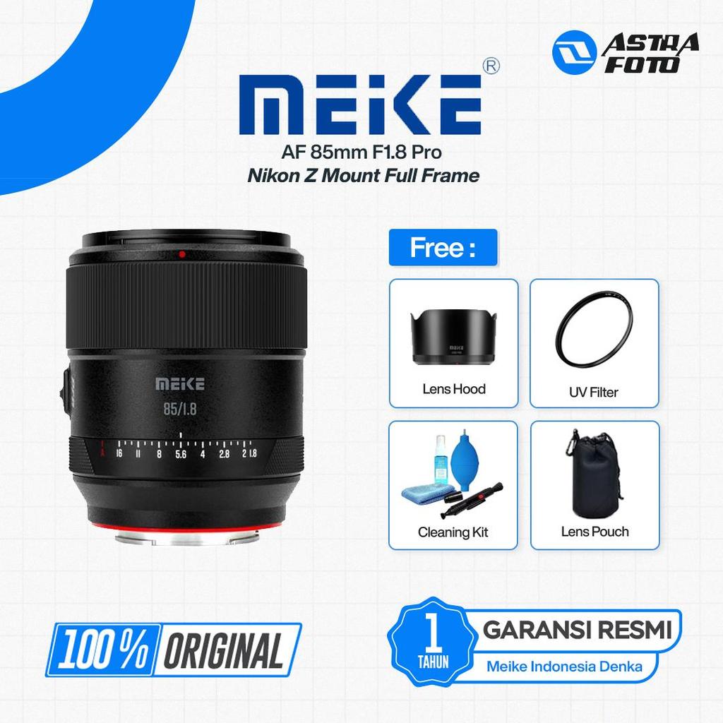 Meike AF 85mm F1.8 Pro STM for Nikon Z Mount Full Frame Lens Meike 85 mm F/1.8 Pro Garansi Resmi