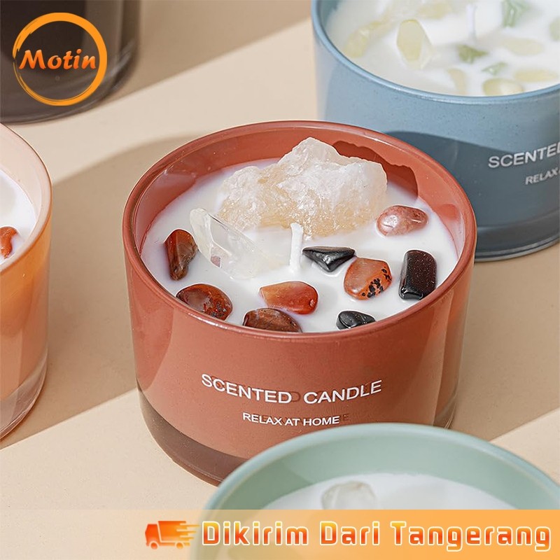 READY Lilin Pewangi Ruangan Scented Candle Lilin Wangi Aromaterapi Ruangan