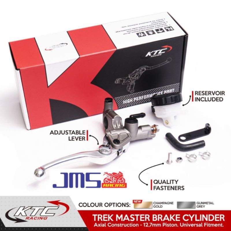 master rem axial kanan ktc racing original trek piston 12,7mm universal Mio M3 mioj soulgt125 beat k