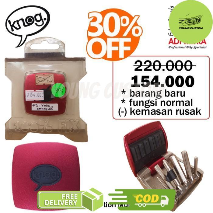 [SALE] Knog KMT07 / KMT12 / KMT18 Folding Tool Kunci Sepeda Set - KMT07 -young