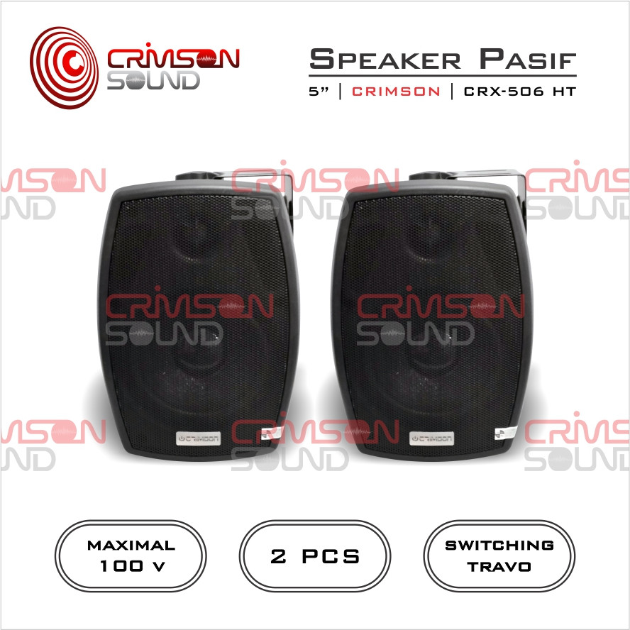 SPEAKER PASIF 5 INCH TRAVO SWITCHING CRIMSON CRX - 506 HT PLUS BRACKET