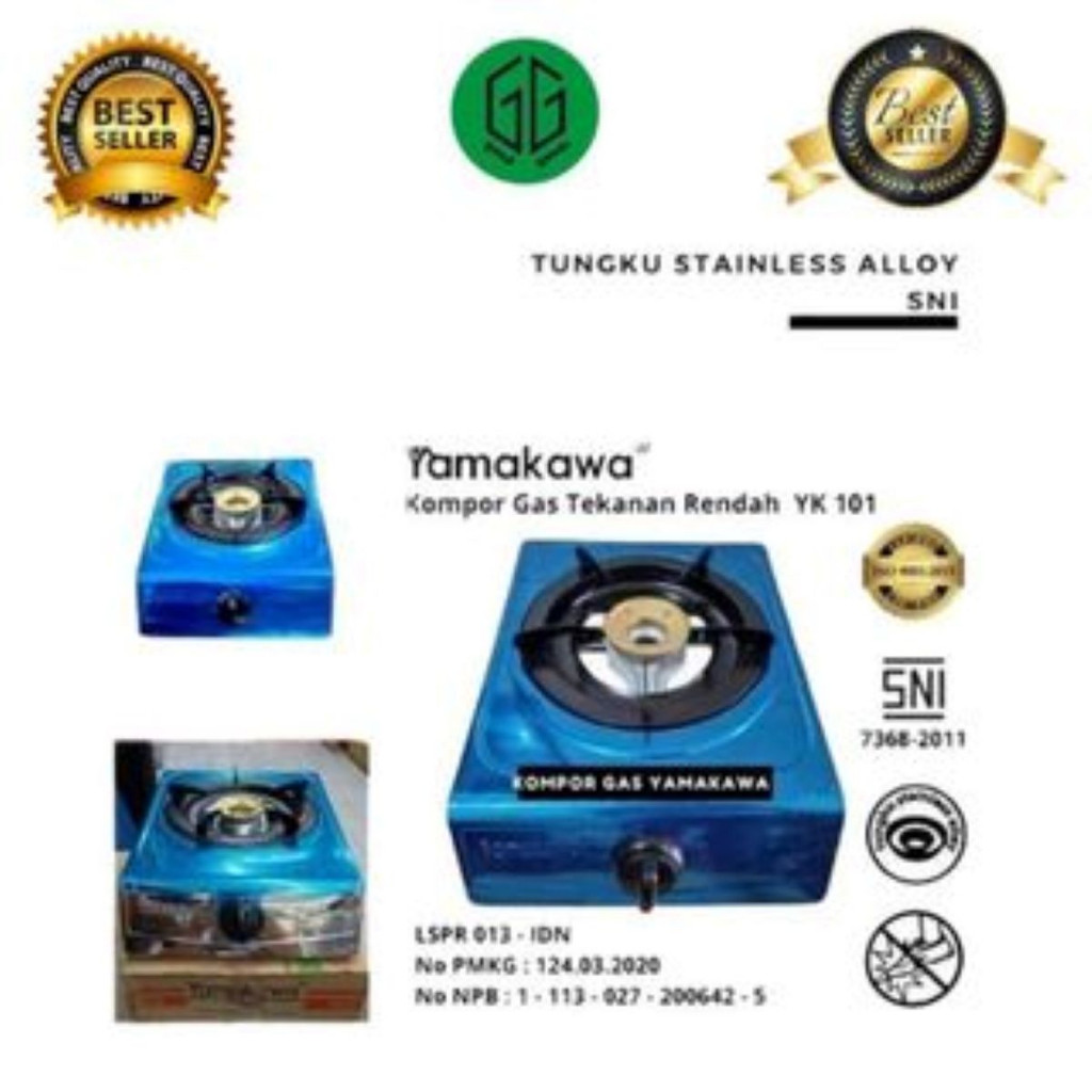 KOMPOR GAS 1 TUNGKU STEINLES PALING TAHAN