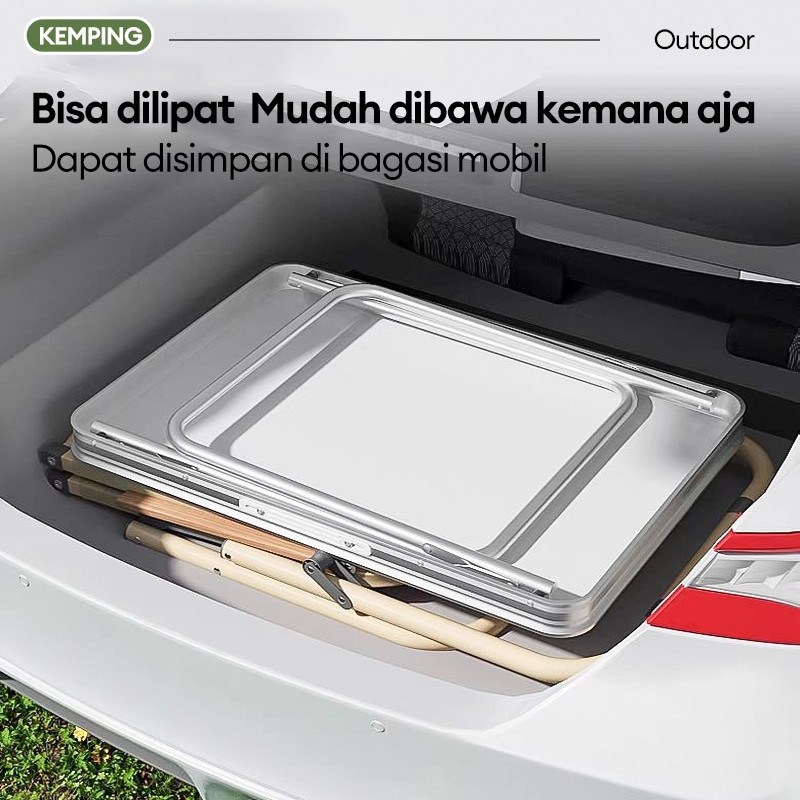 Meja Lipat Outdoor Meja Lipat Portabel Meja Koper Portabel Aluminium  Meja Lipat Jualan Meja Camping