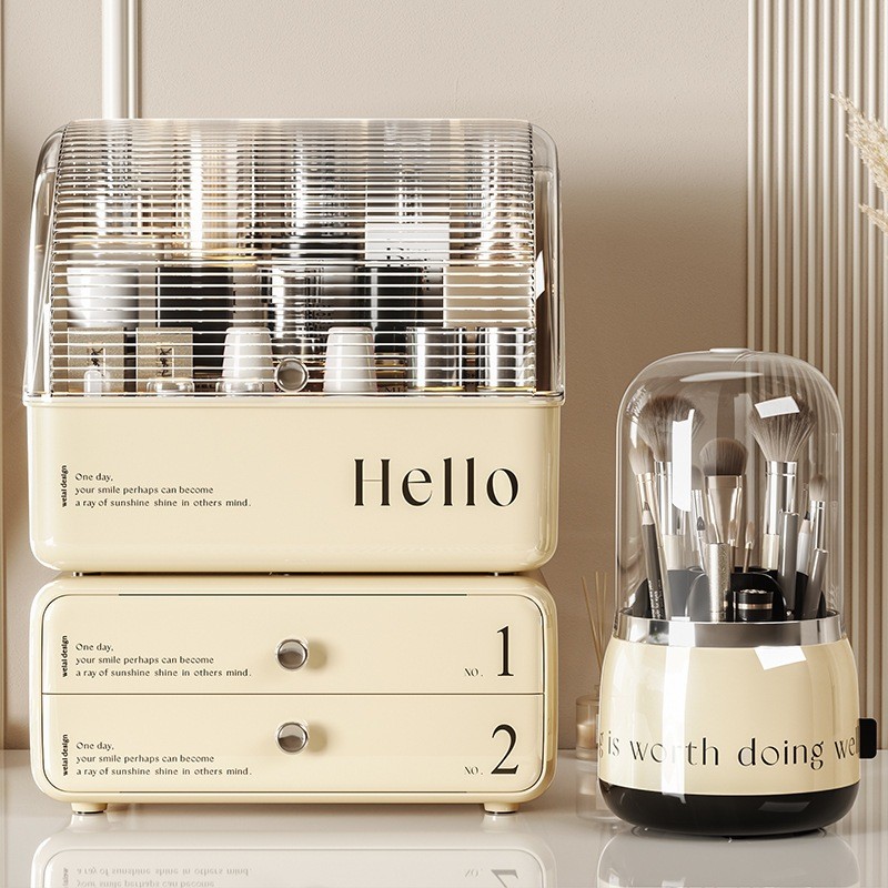 O-KAY Rak Kosmetik Acrylic Jumbo Rak Organizer Kosmetik Rak Penyimpanan Kosmetik Rak Makeup