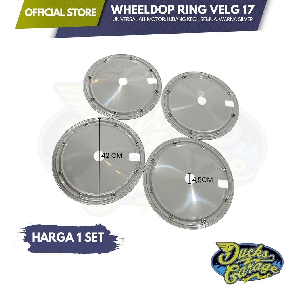 Wheeldop Wheel Dop Doop Wildop Tutup Cover Velg Motor Ring 17