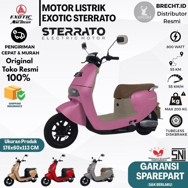 Sepeda Motor Listrik Exotic Sterrato