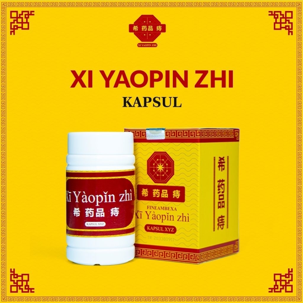 1 PAKET XI YAOPIN ZHI - Kapsul XI YAOPINZHI Herbal Wasir Obat