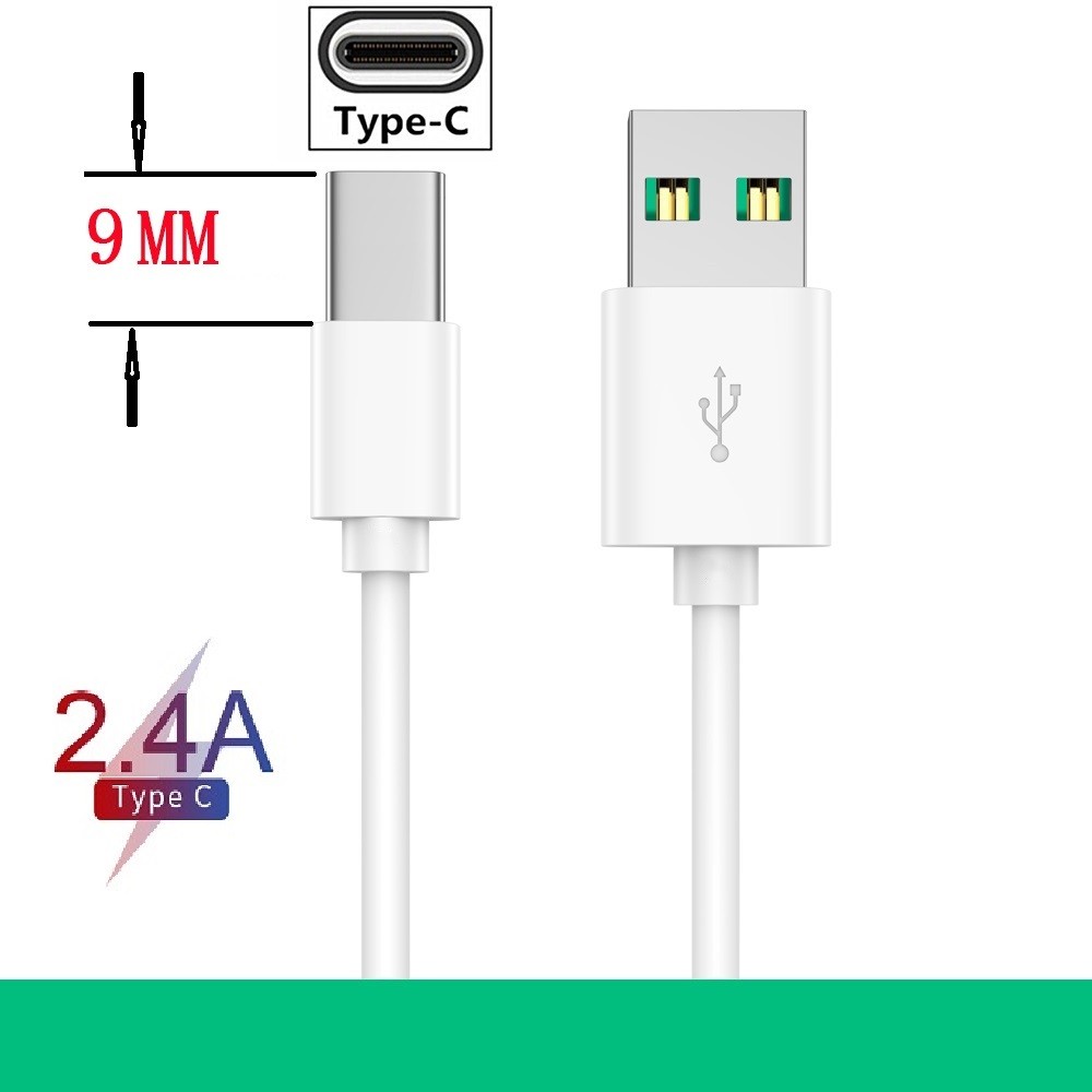 9mm Long Cable Usb-Type-c Fast Charging Cabel For Blackview Bv9700 Bv9600 BV6800 BV6100 Oukitel U25 