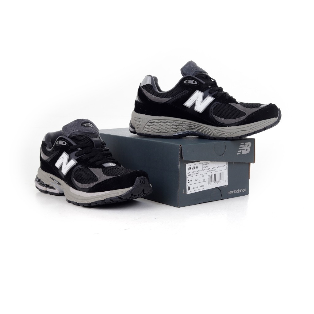 Sepatu  New Balance M2002RR1 Black Dark Grey - NB 2002