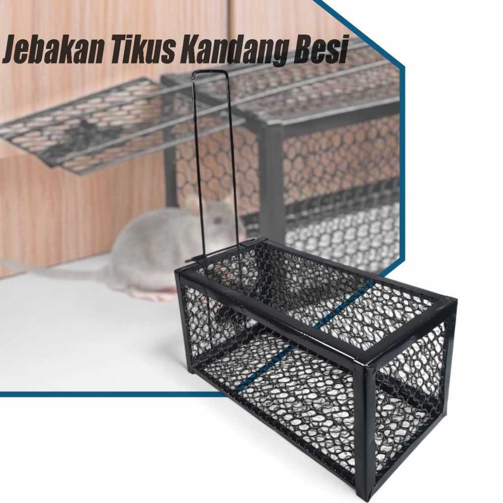 Perangkap Tikus yang Simpel Jebakan Tanpa Menyiksa Jebakan Tikus Kandang Besi Automatic Mousetrap | 