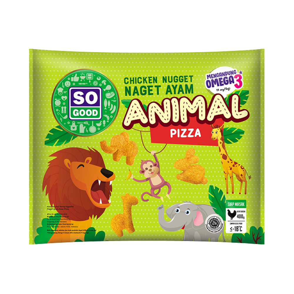 SO GOOD NUGGET ANIMAL 400GR