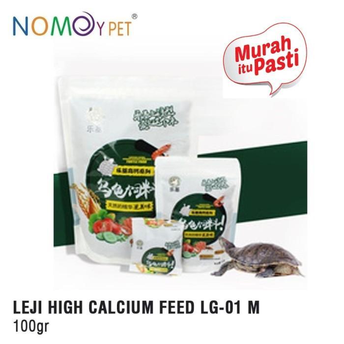 Nomoy Turtle Food 100g Pelet Makanan Kura Kura Air RES Hi Calcium LEJI
