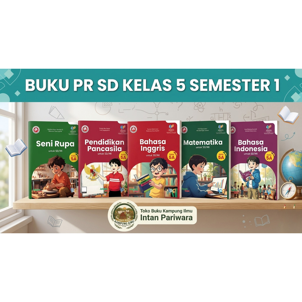 Buku PR Sd Kelas 5 Semester 1&2 Penerbit Intan pariwara Terbaru 2026