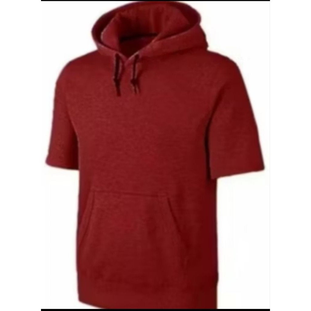 Jaket Hoodie sweater lengan pendek