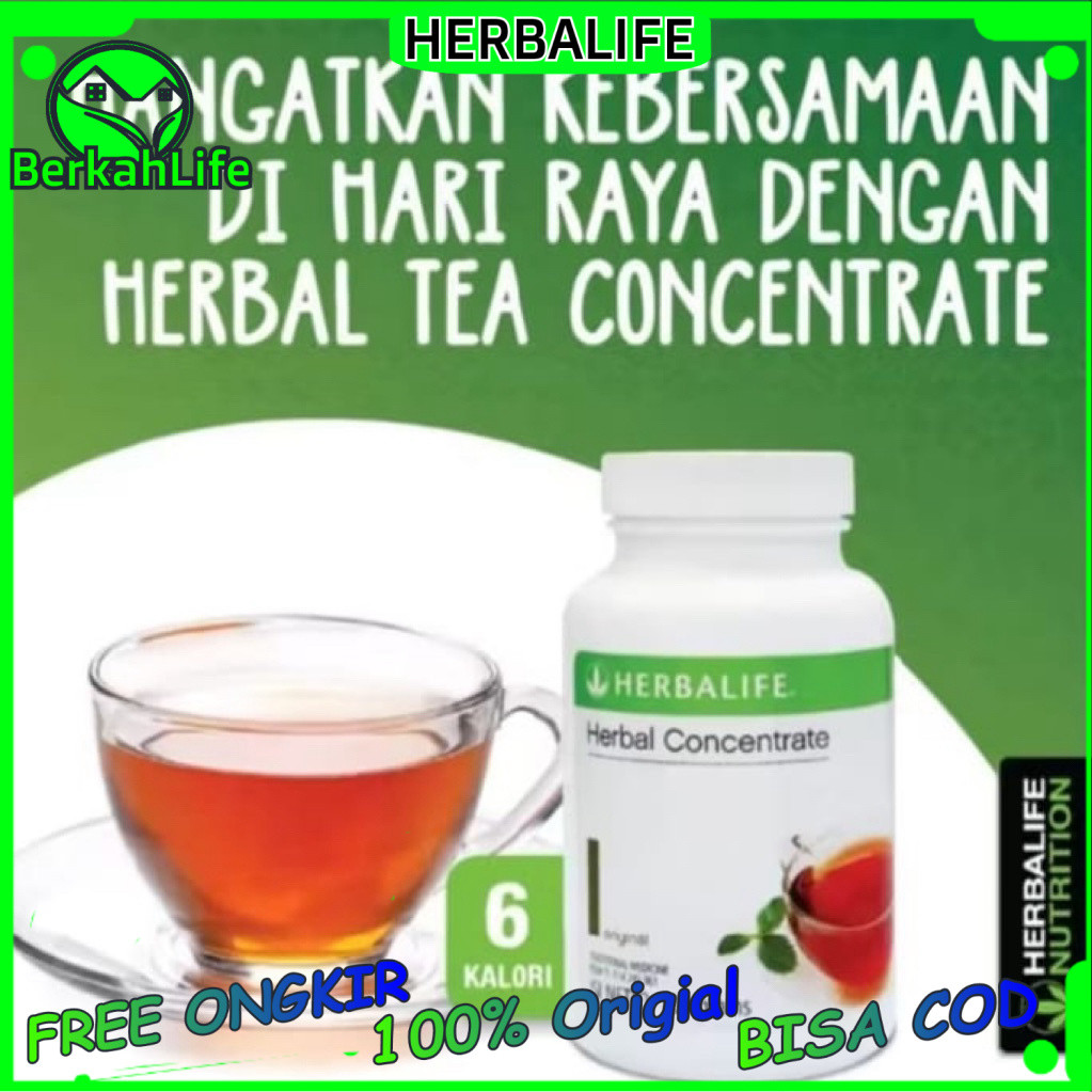Herbalife Naturation Thermo Original Teh Concrete Teh Pelangsing Paling Cepat Menurunkan Berat Badan