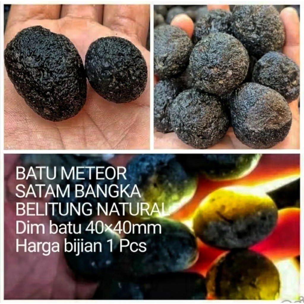 BATU METEOR SATAM BANGKA BELITUNG NATURAL