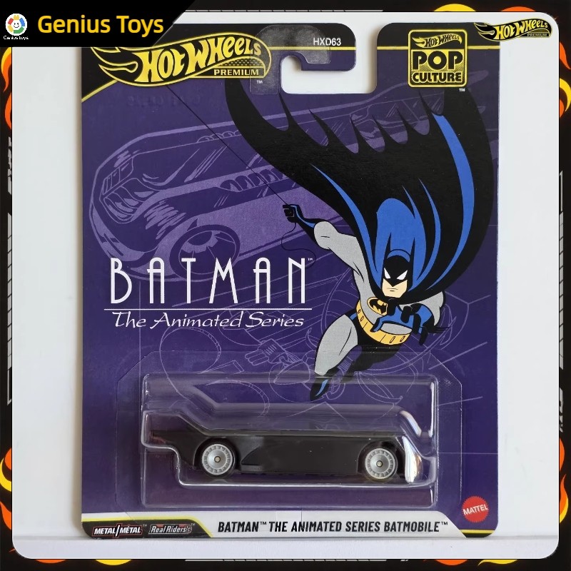 Hot Wheels Premium Pop Culture Batman The Animated Series Batmobile 1:64 Scale ecast Car Model Alloy