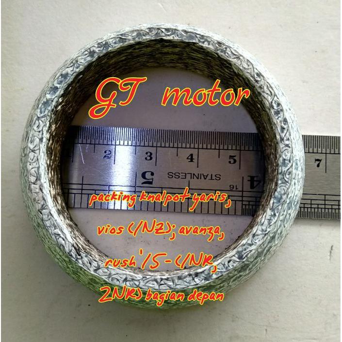 Paking Knalpot Bagian Depan Yaris / New Vios (1NZ) / Avanza / Rush SPAREPART MOBIL