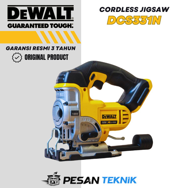 Dewalt Cordless Jigsaw/Pemotong Kayu Baterai 18V DCS331N (Unit Only)