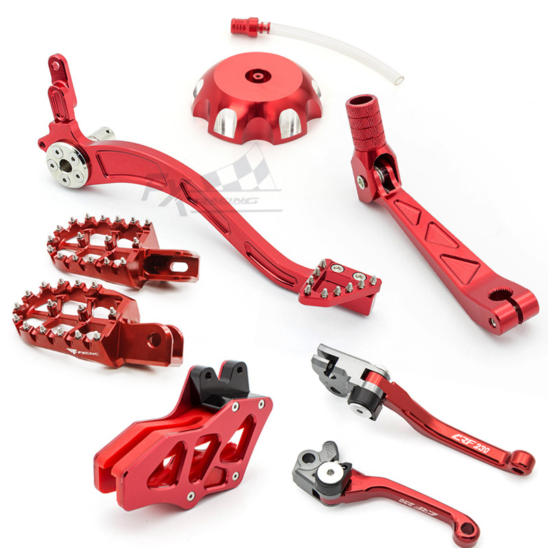 For Honda CRF230F CRF 230F 230 CRF230 F 2003-2017 Gear Shift Brake Clutch Lever Chain Guide Guard Ga
