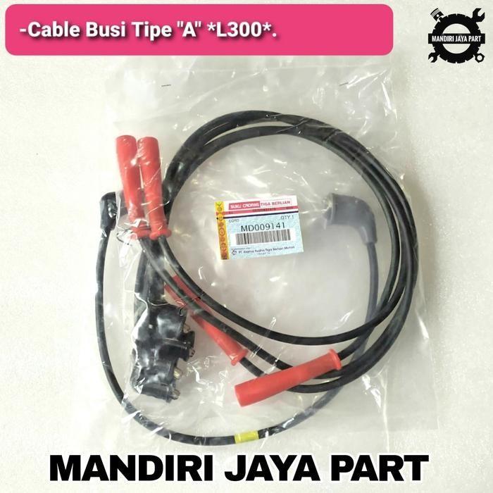 KABEL BUSI SET L300 BENSIN / KUDA BENSIN 1.6 BENSIN ORIGINAL MD009141